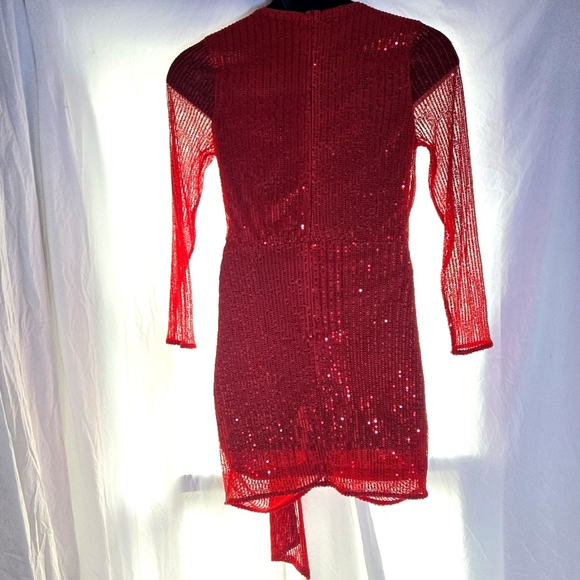Sparlky Red Event Dress EUC - Picture 4 of 8